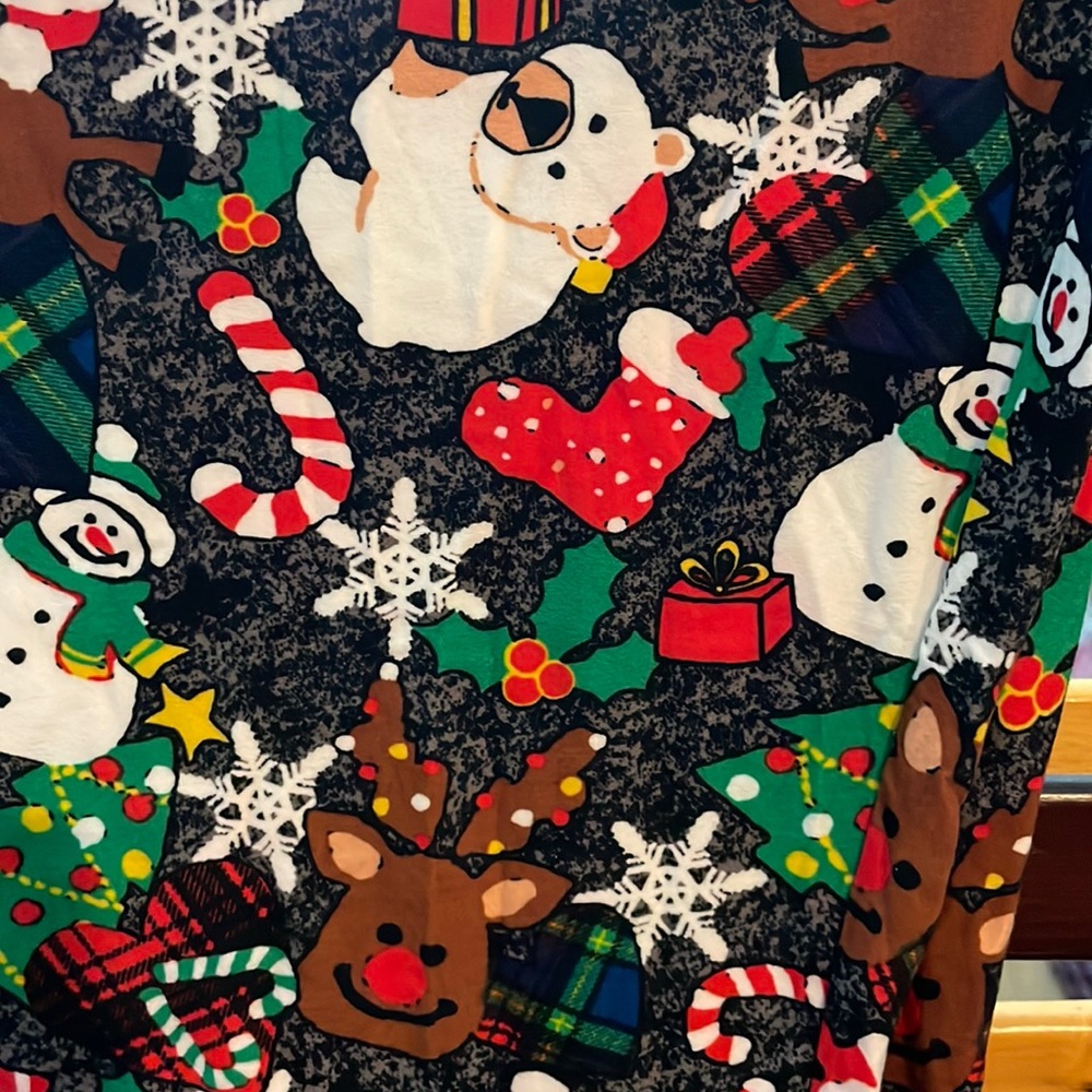 Velvet Christmas leggings